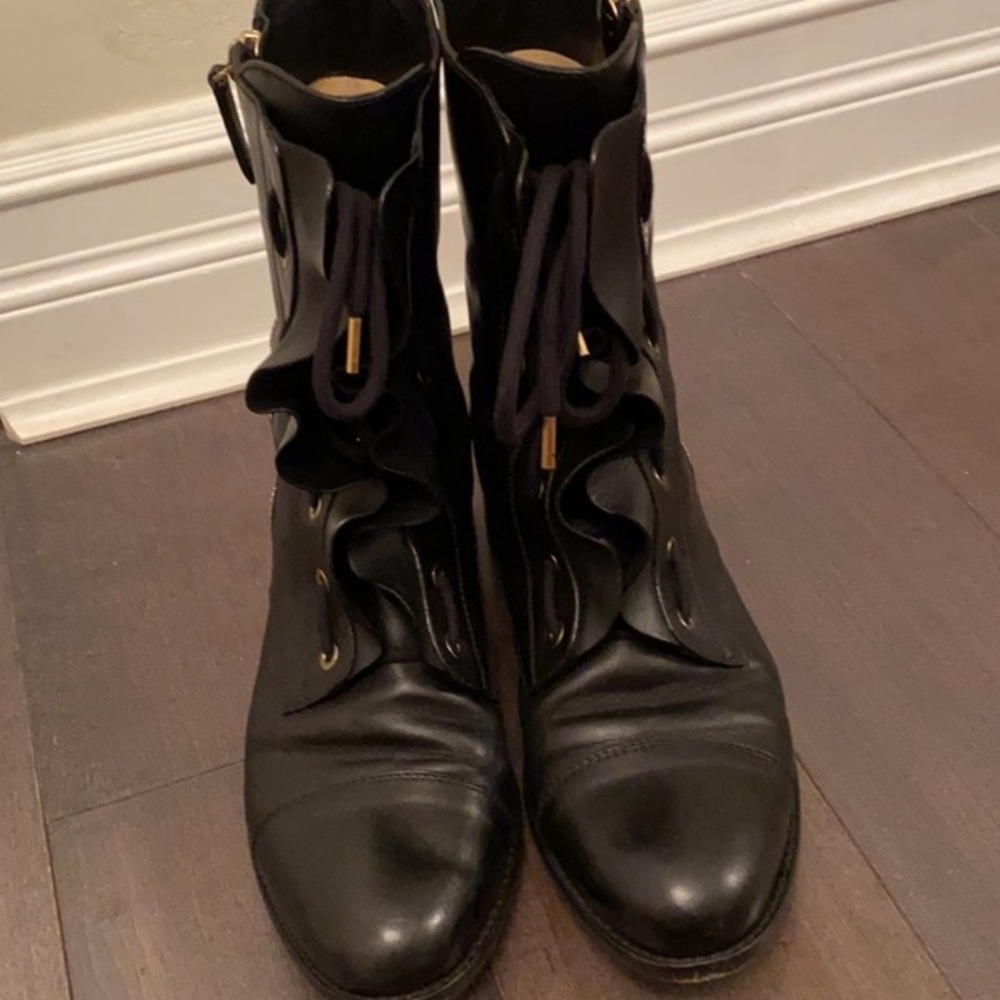 Valentino Ruffles Boots